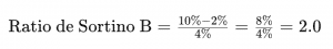 Ratio de Sortino B