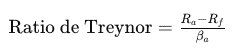 Ratio de treynor